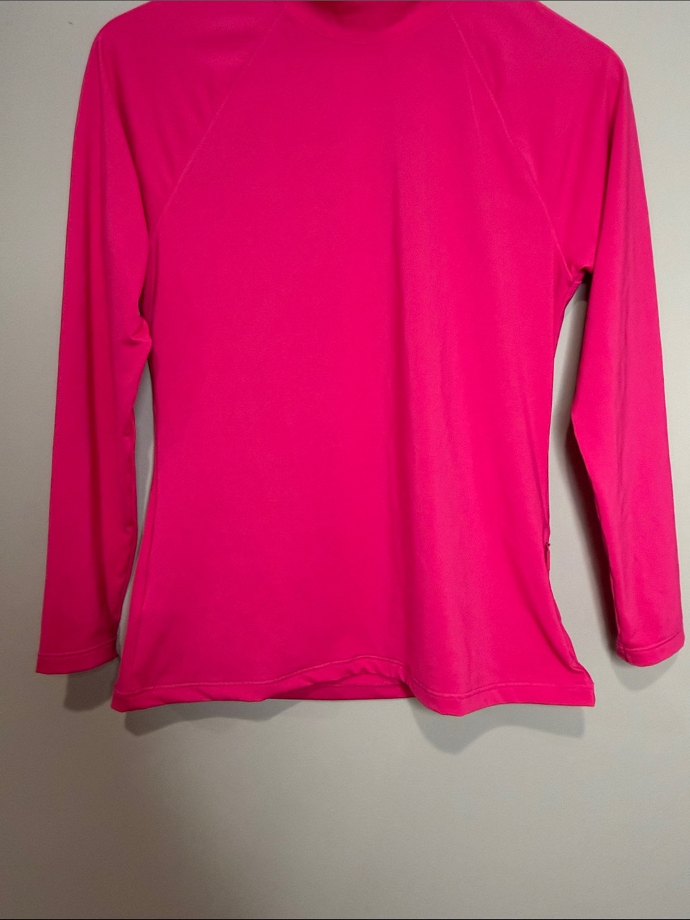 Athleta North Point Rashguard Hot Pink Medium - Picture 4 of 7